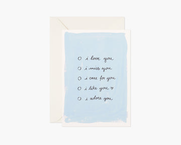 Love Checklist