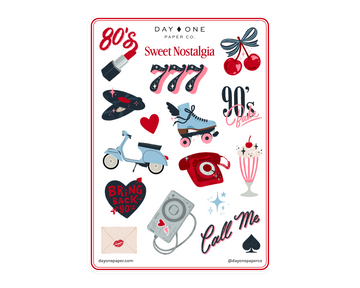 Sweet Nostalgia - Sticker Sheet