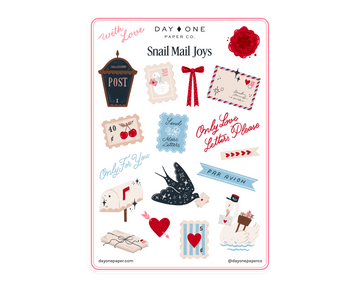 Snail Mail Joys - Sticker Sheet