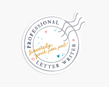 Letter Writer - Vinyl Sticker