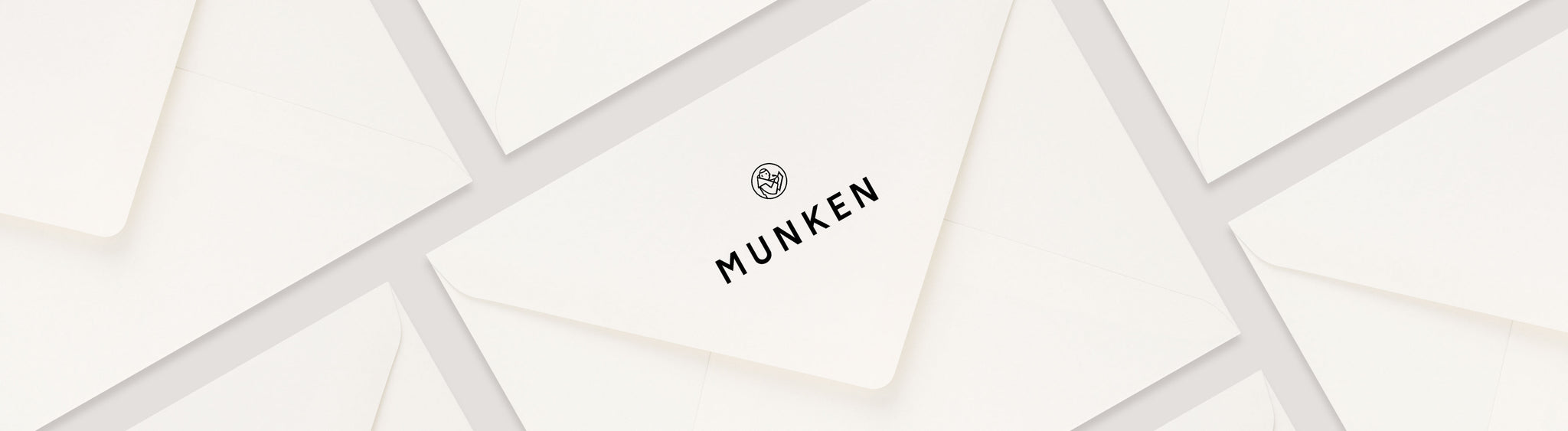 We use Munken, a premium uncoated fine paper for our entire stationery collection