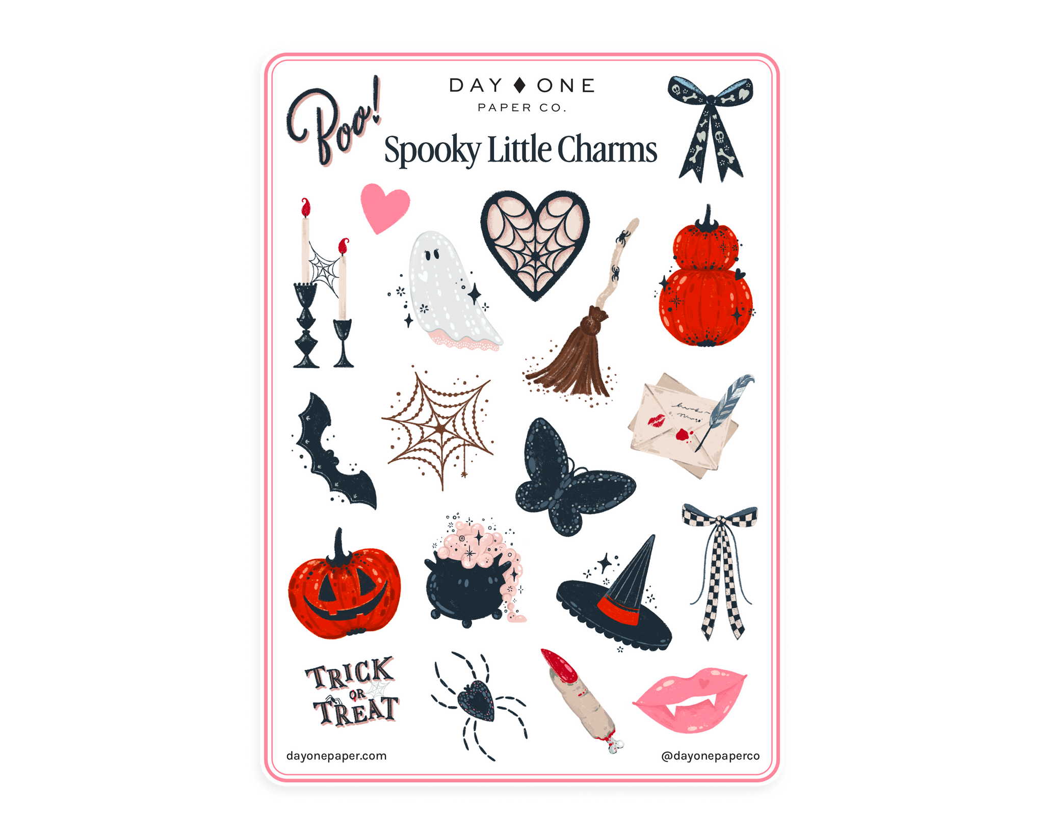 Spooky Little Charms - Sticker Sheet