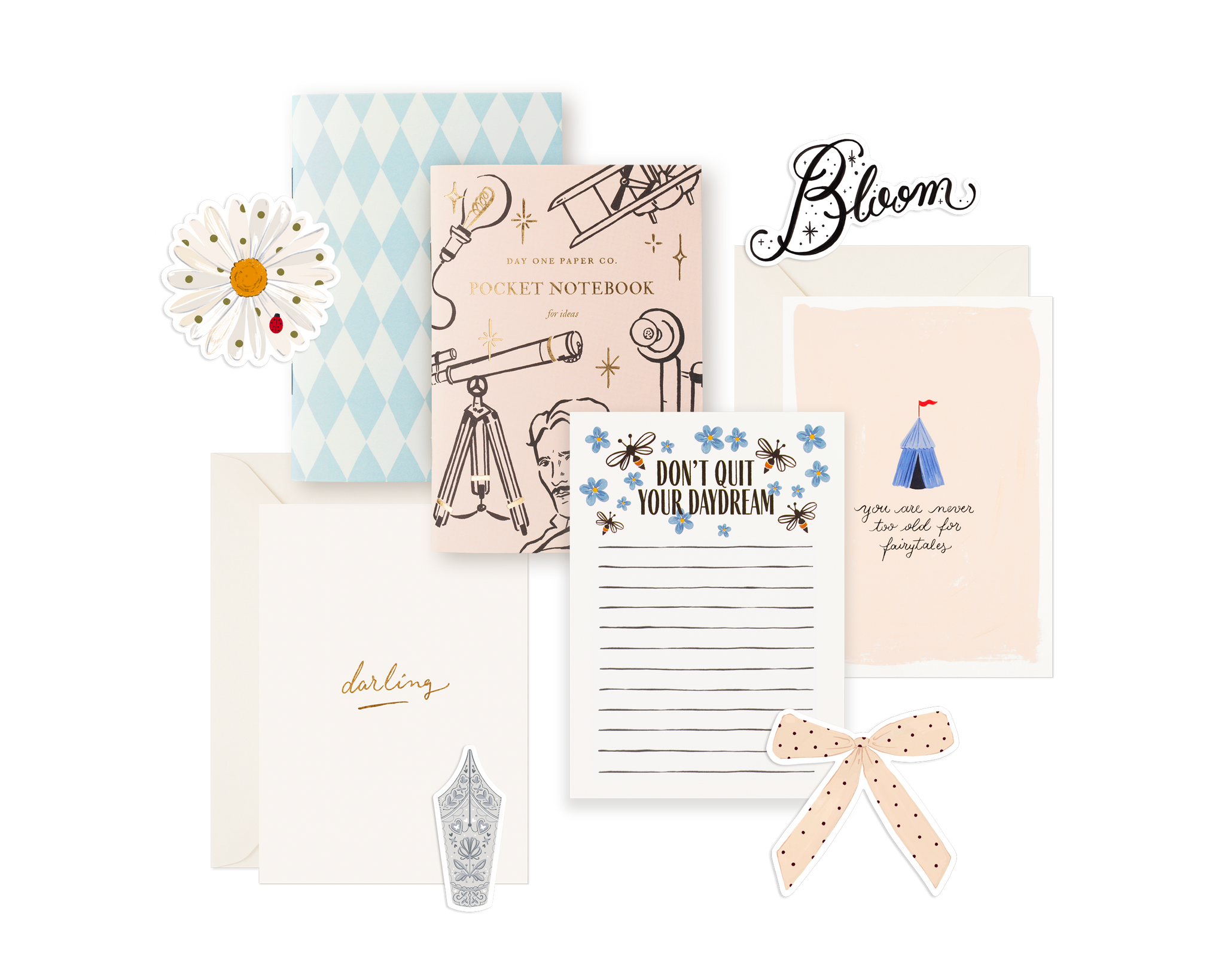 Minimalistic Girl - Stationery Bundle