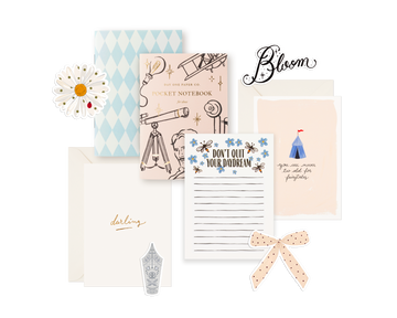 Minimalistic Girl - Stationery Bundle