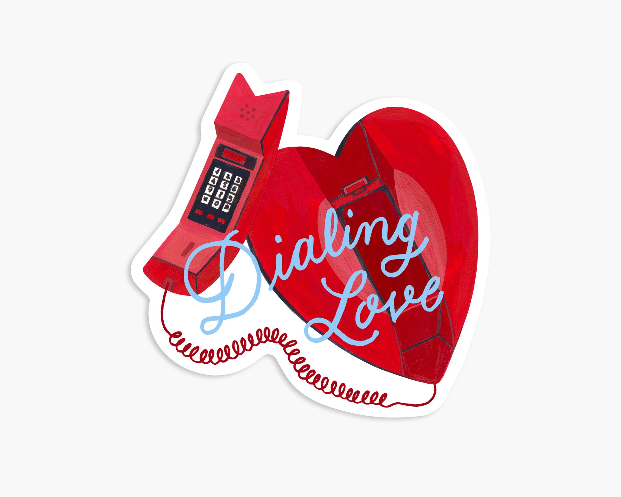 Retro Heart Telephone