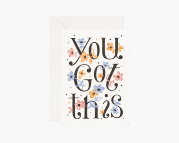 Day One Paper Co. Encouragement Greeting Card